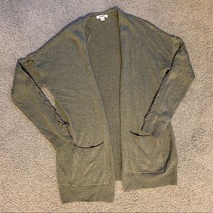 Garage Brand Army Green Cardigan (Size W medium)